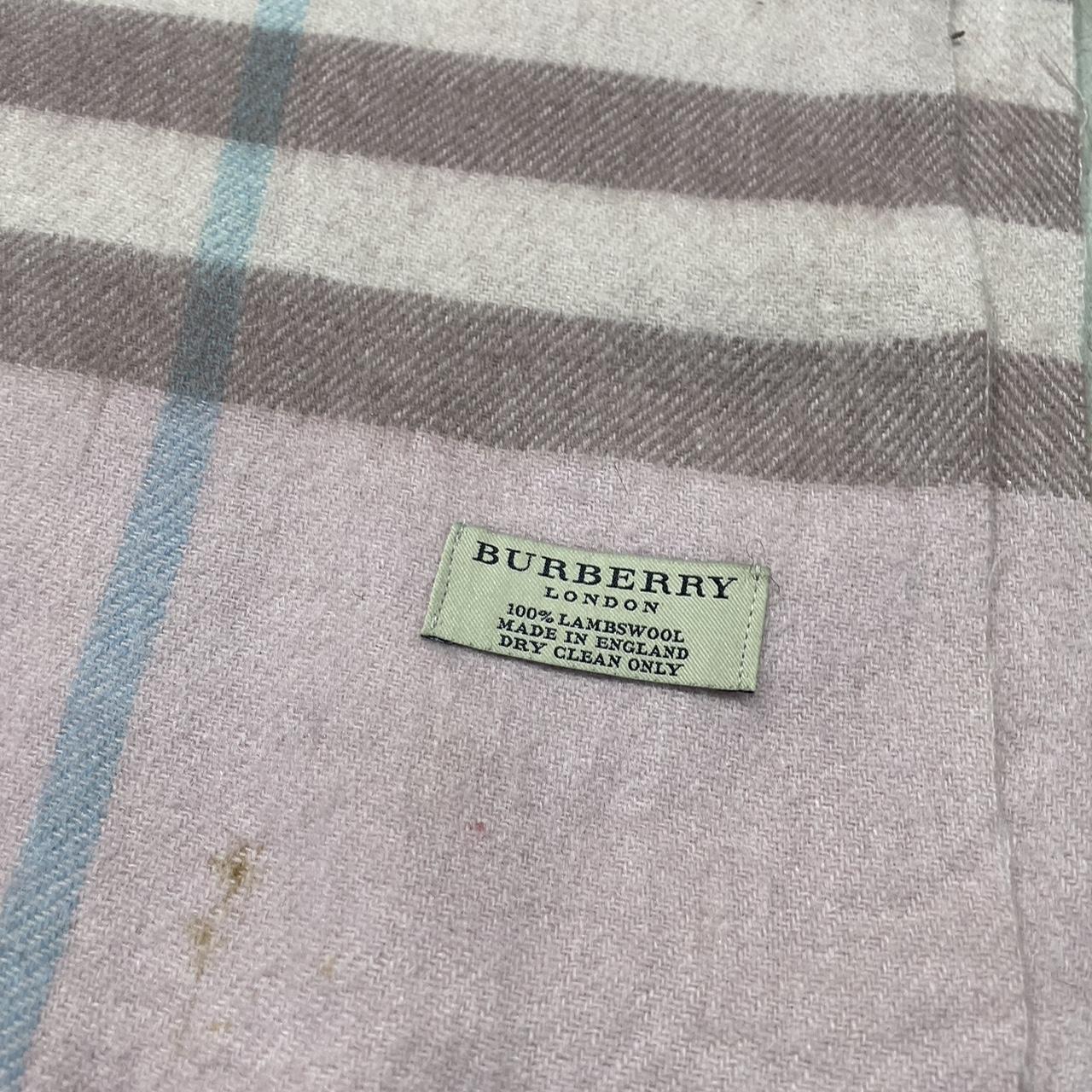 2000s Burberry Striped Scarf