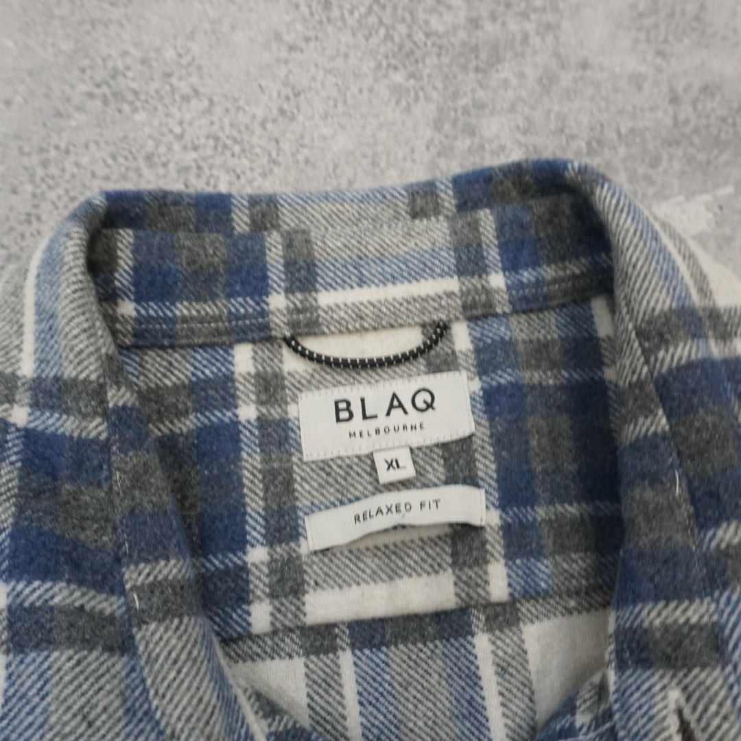 BLAQ Relaxed Fit Plaid Shirt