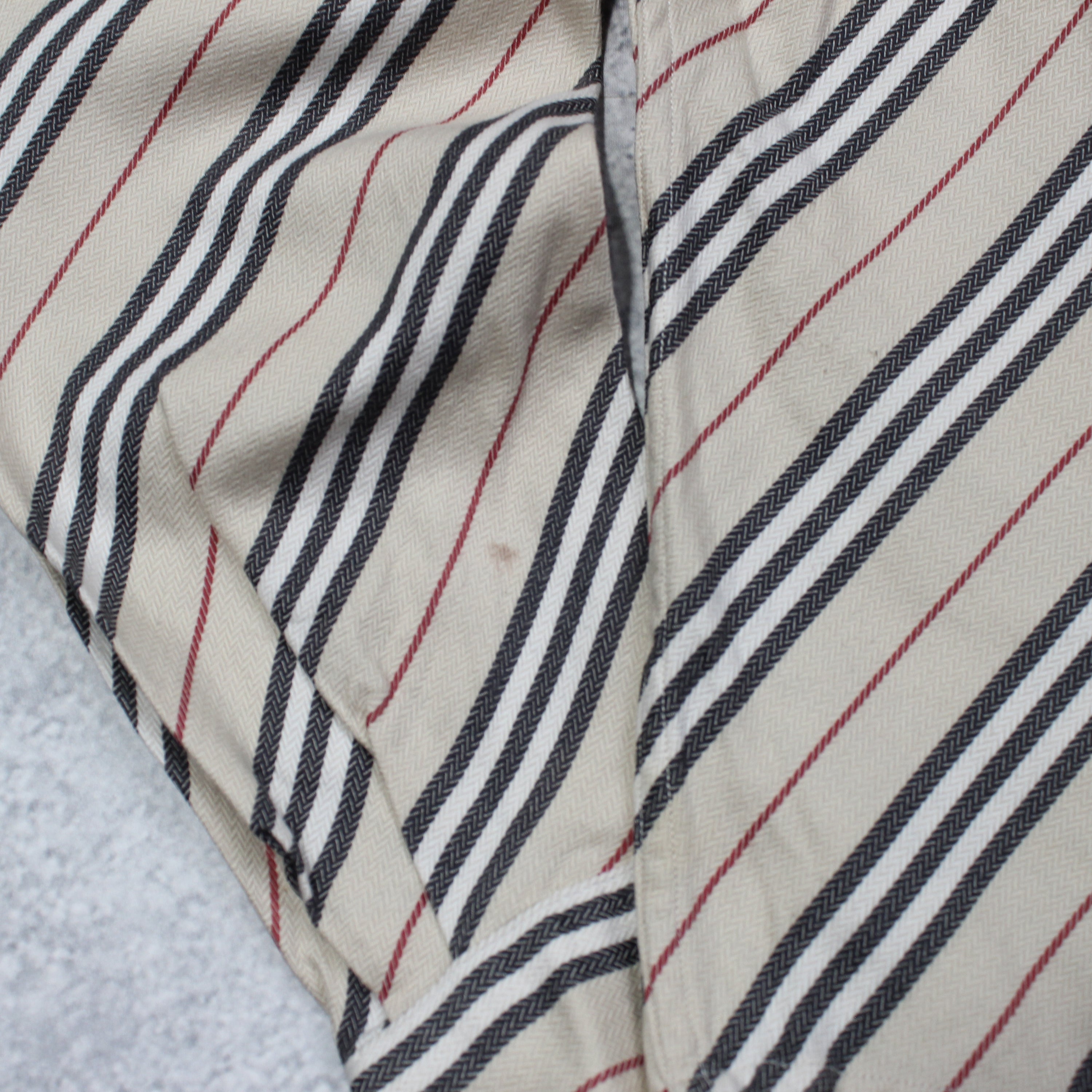 2000s Burberry Striped Button Up