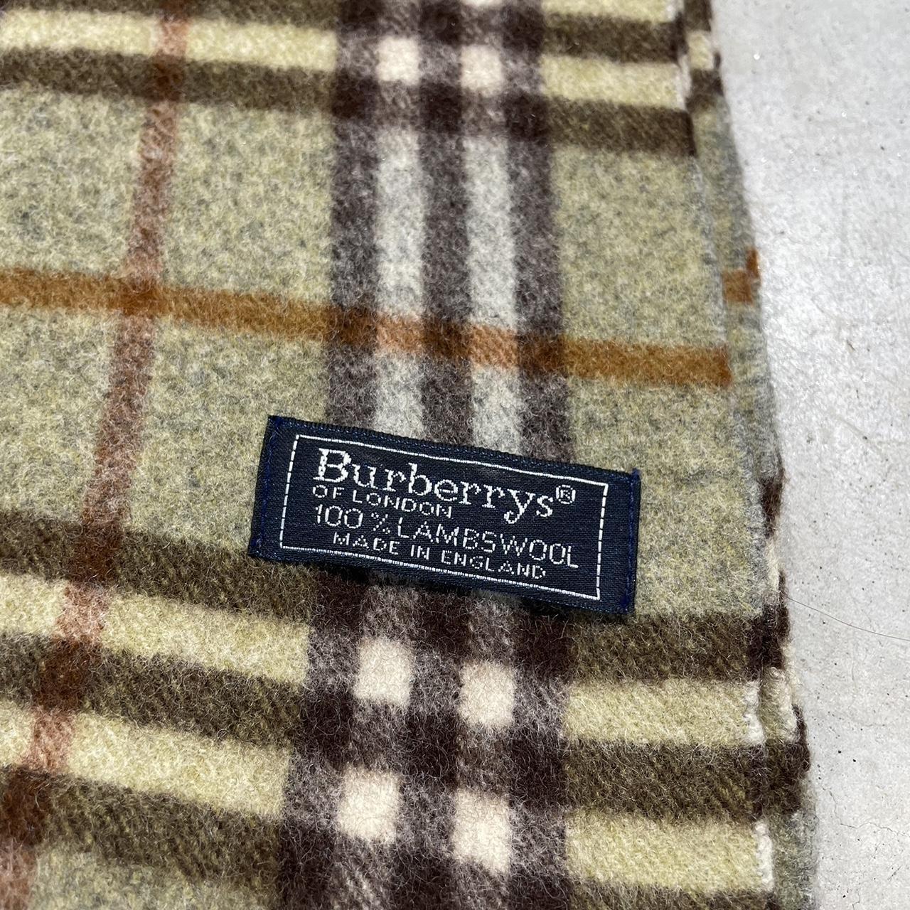 90s Burberrys Plaid Scarf