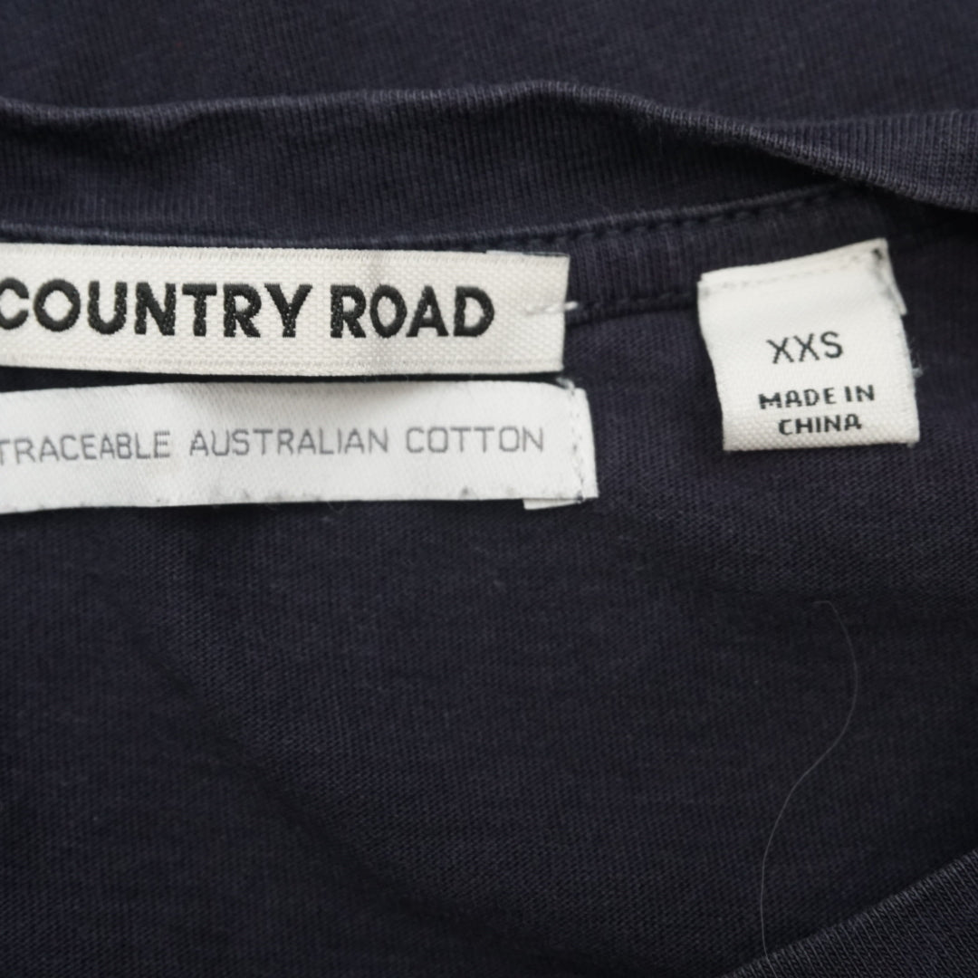 Country Road Embossed Oversized T-Shirt