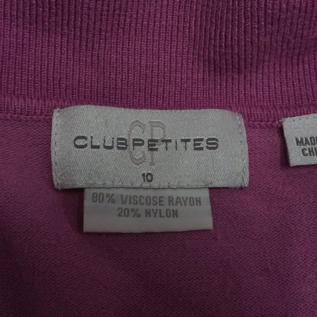 2000s Club Petites Polo Knit