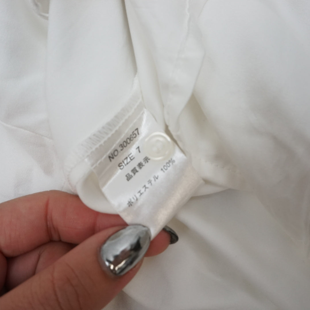 2000s Satin Fitted Blouse
