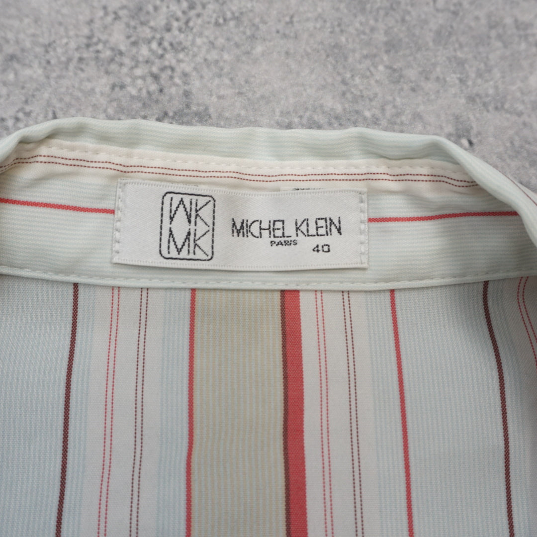 80s Michel Klein Striped Shirt