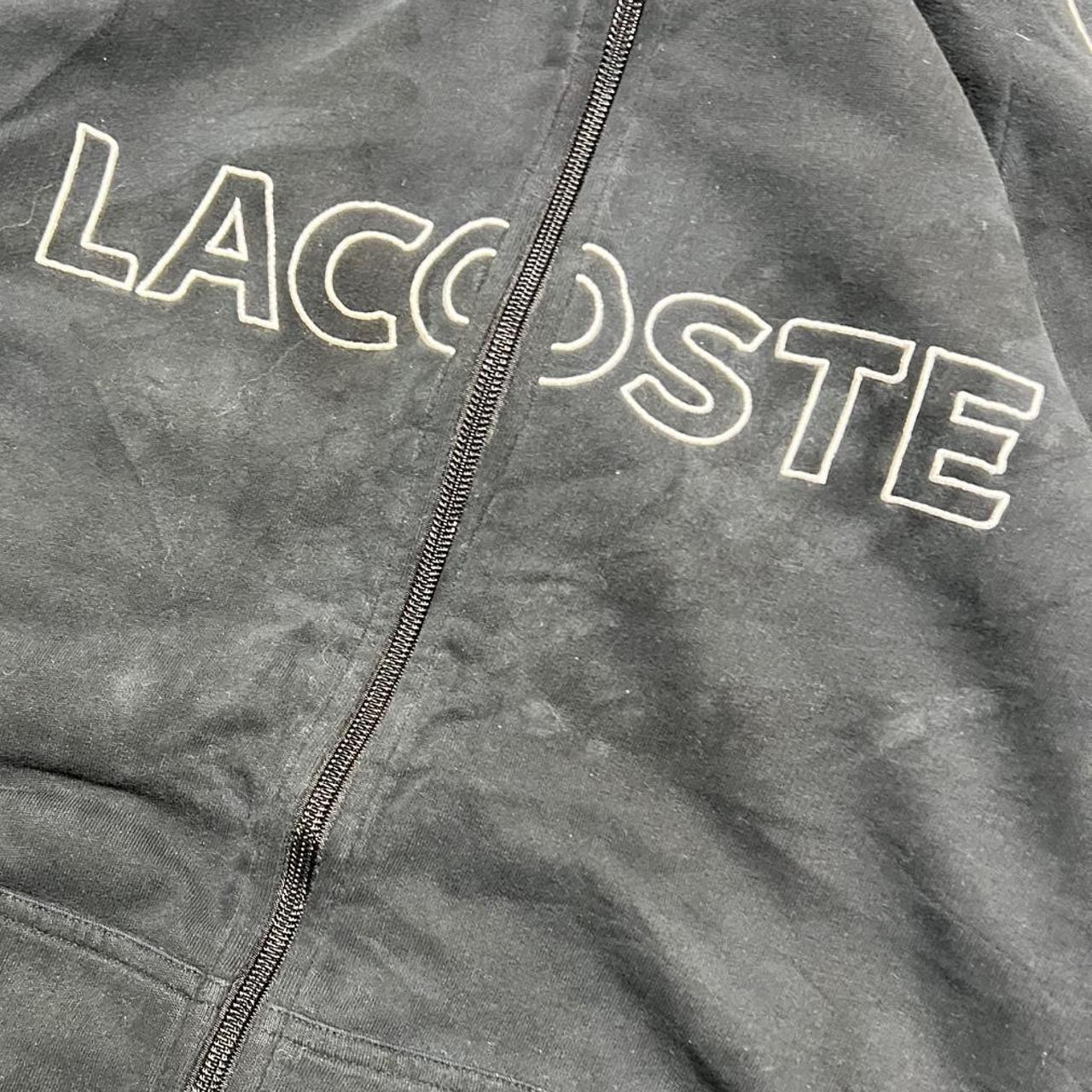 2000s Lacoste Oversized Zip Up Hoodie