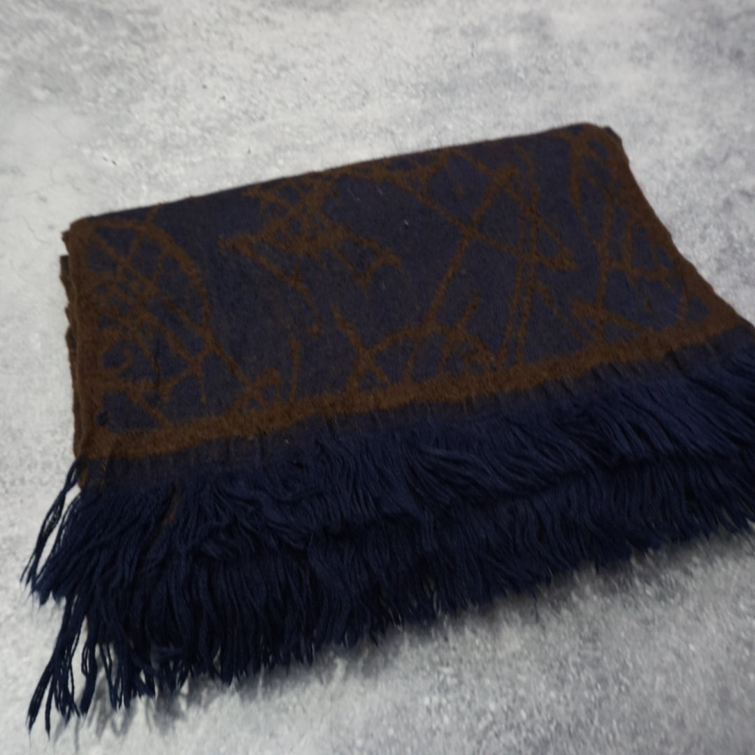 Vivienne Westwood Fringed Patterned Scarf