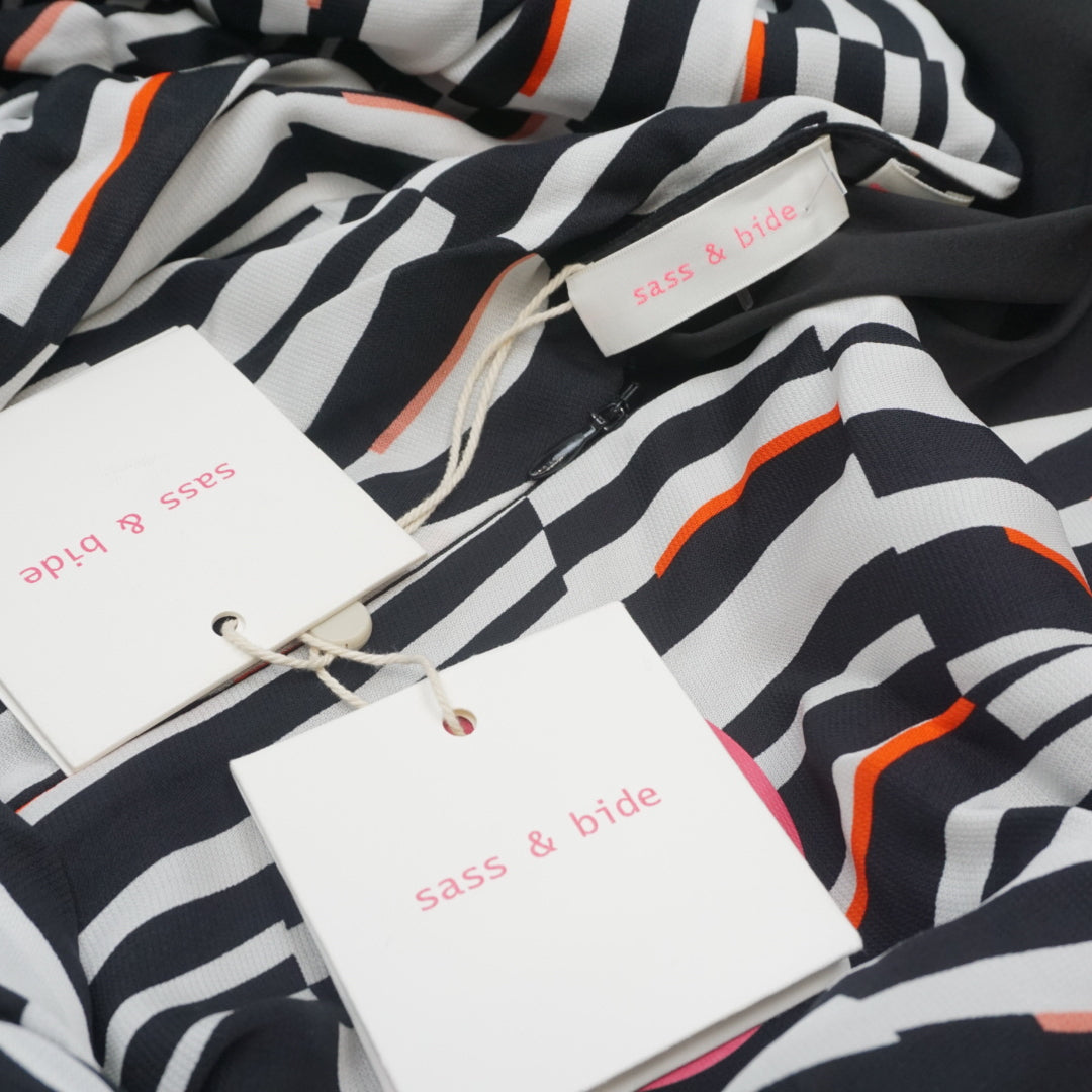 Sass & Bide Striped Patterned Dress