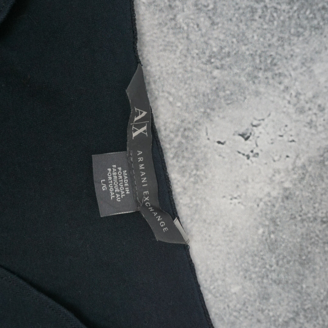 2000s Armani Exchange Cutout Rhinestone Top