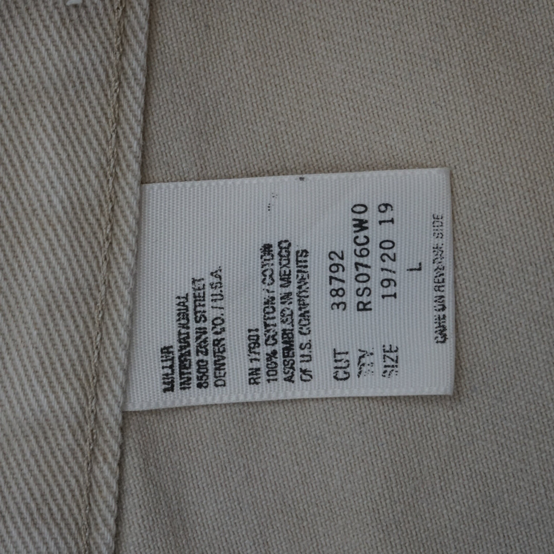 90s Rocky Mountain Clothing Co Cream Straight Leg Pants