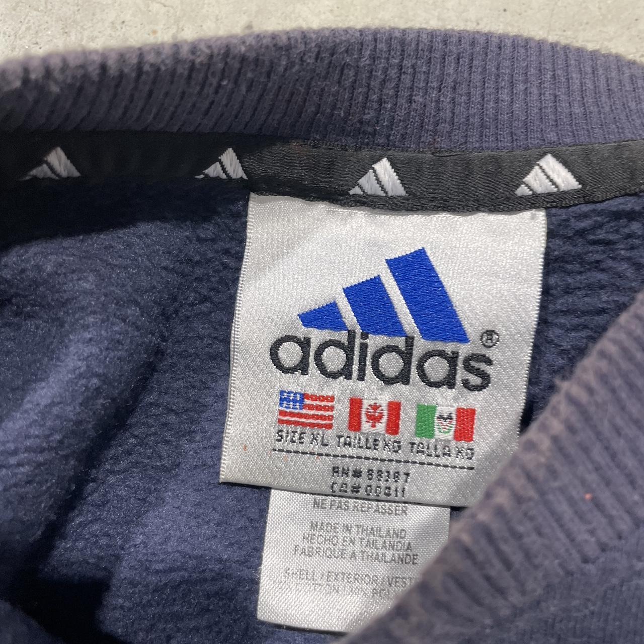 90s Adidas Oversized Crewneck