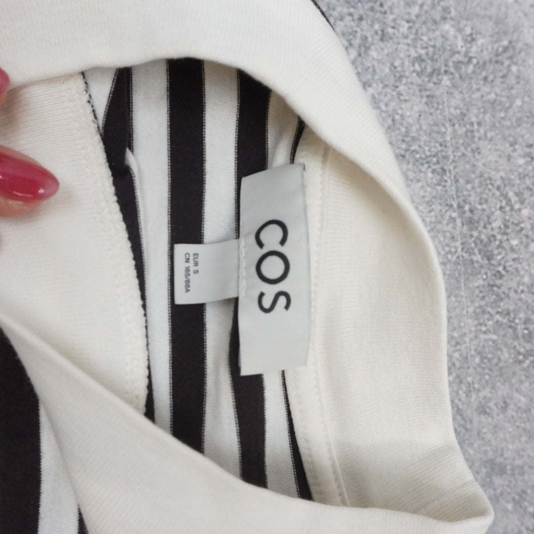 Cos Striped Casual Top Long Sleeve