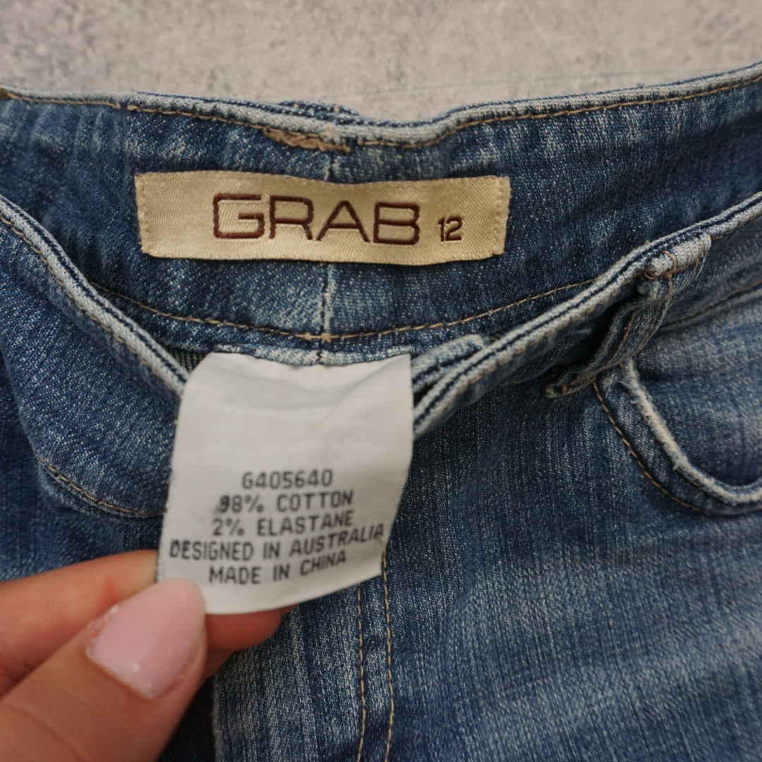 2000s Grab Denim Light Wash Shorts