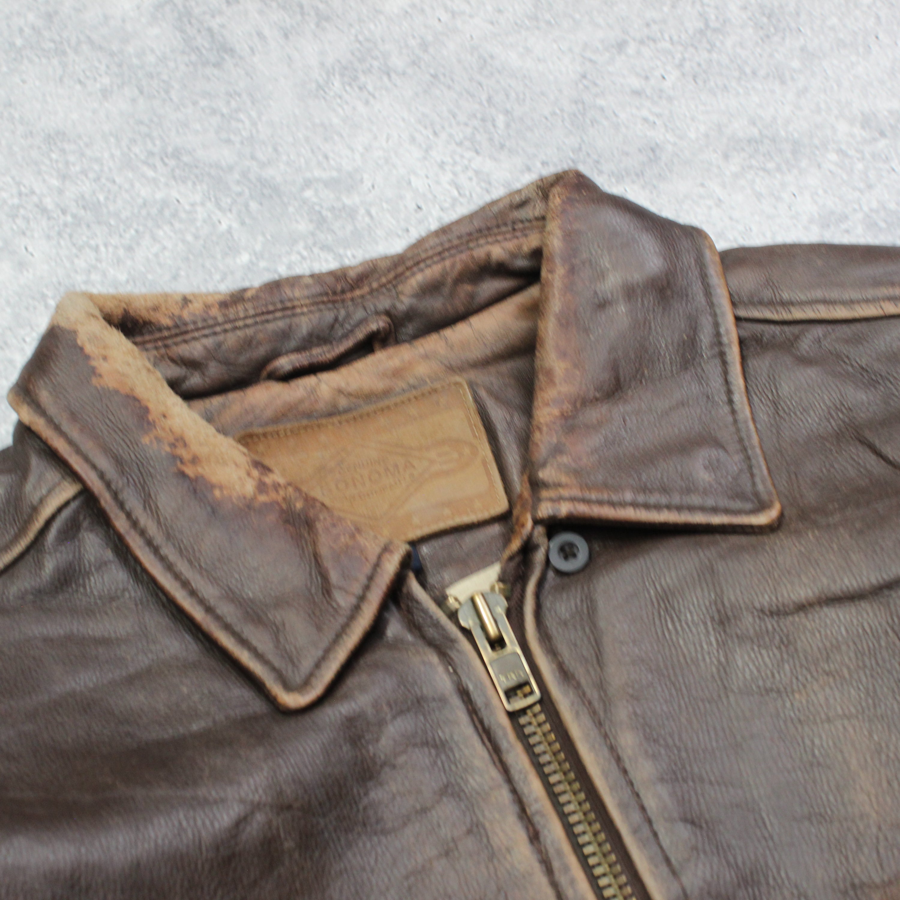 2000s Sonoma Leather Jacket