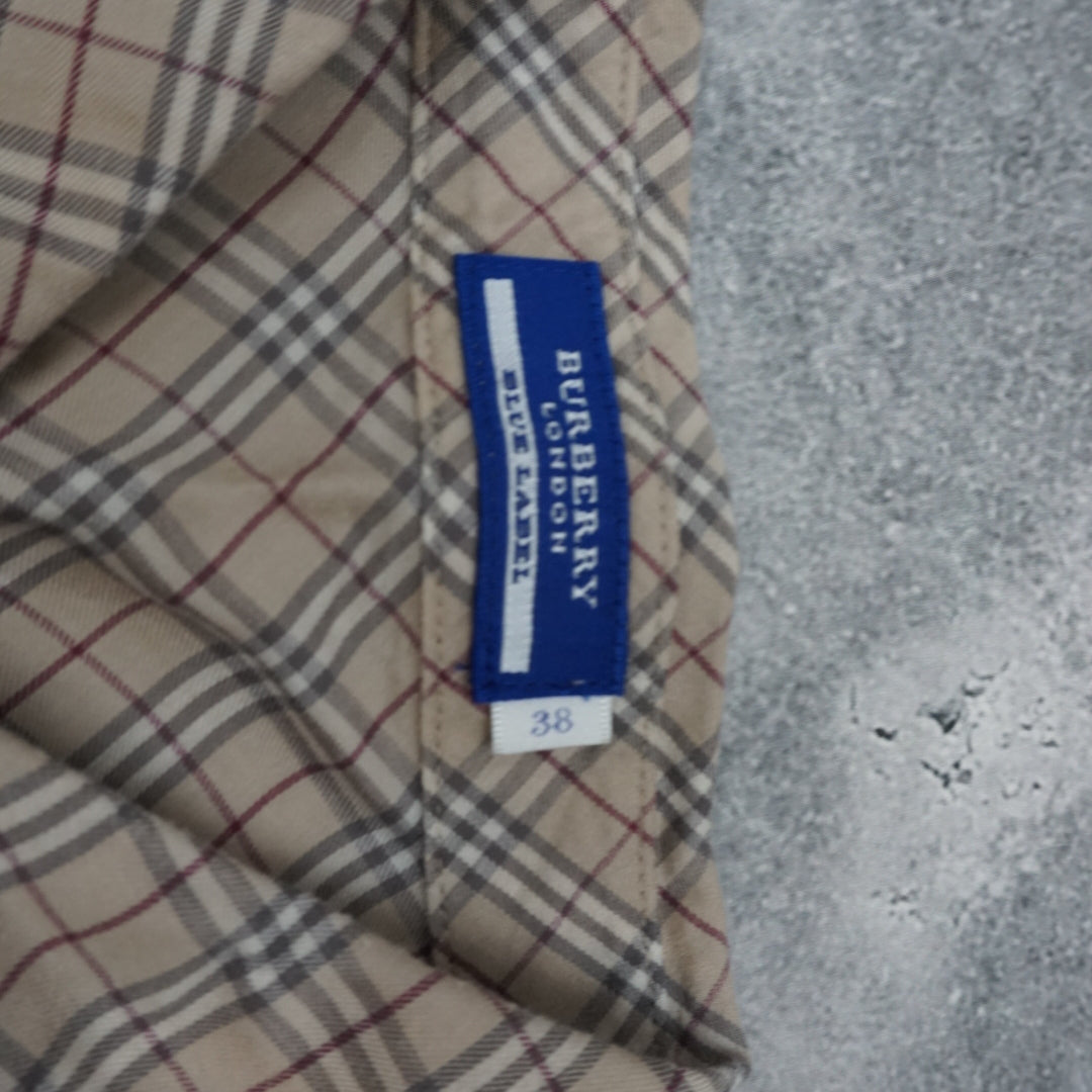 2000s Burberry London Blue Label Nova Check Shirt