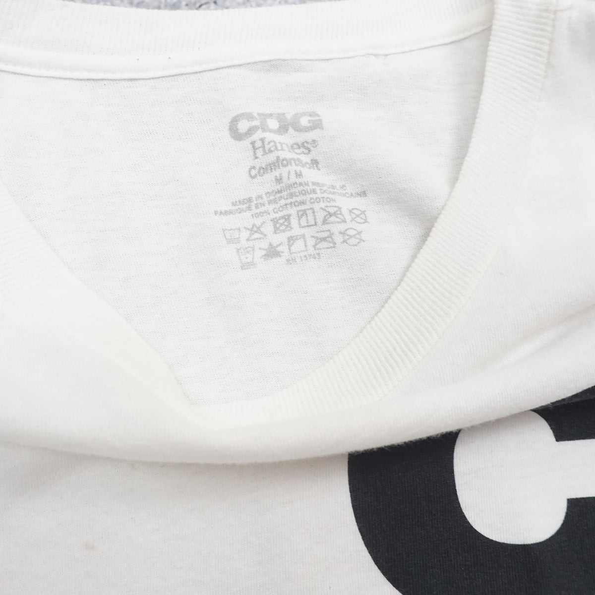 Comme Des Garcons Spellout Logo T-Shirt