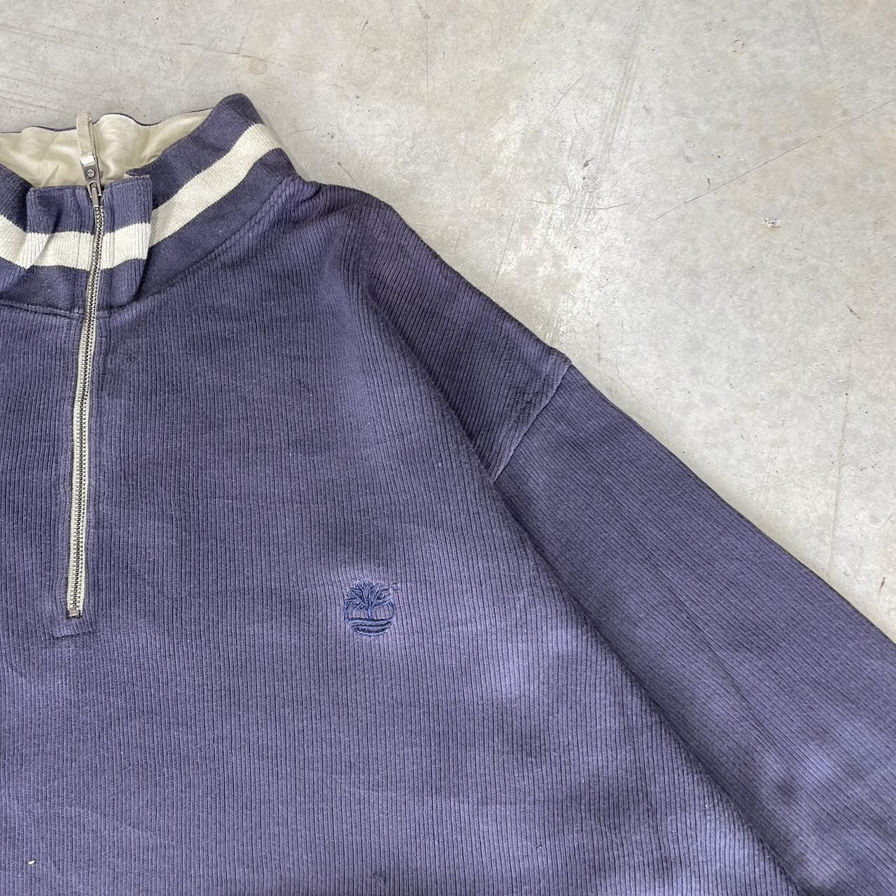 2000s Timberland Boxy Quarter Zip Sweater