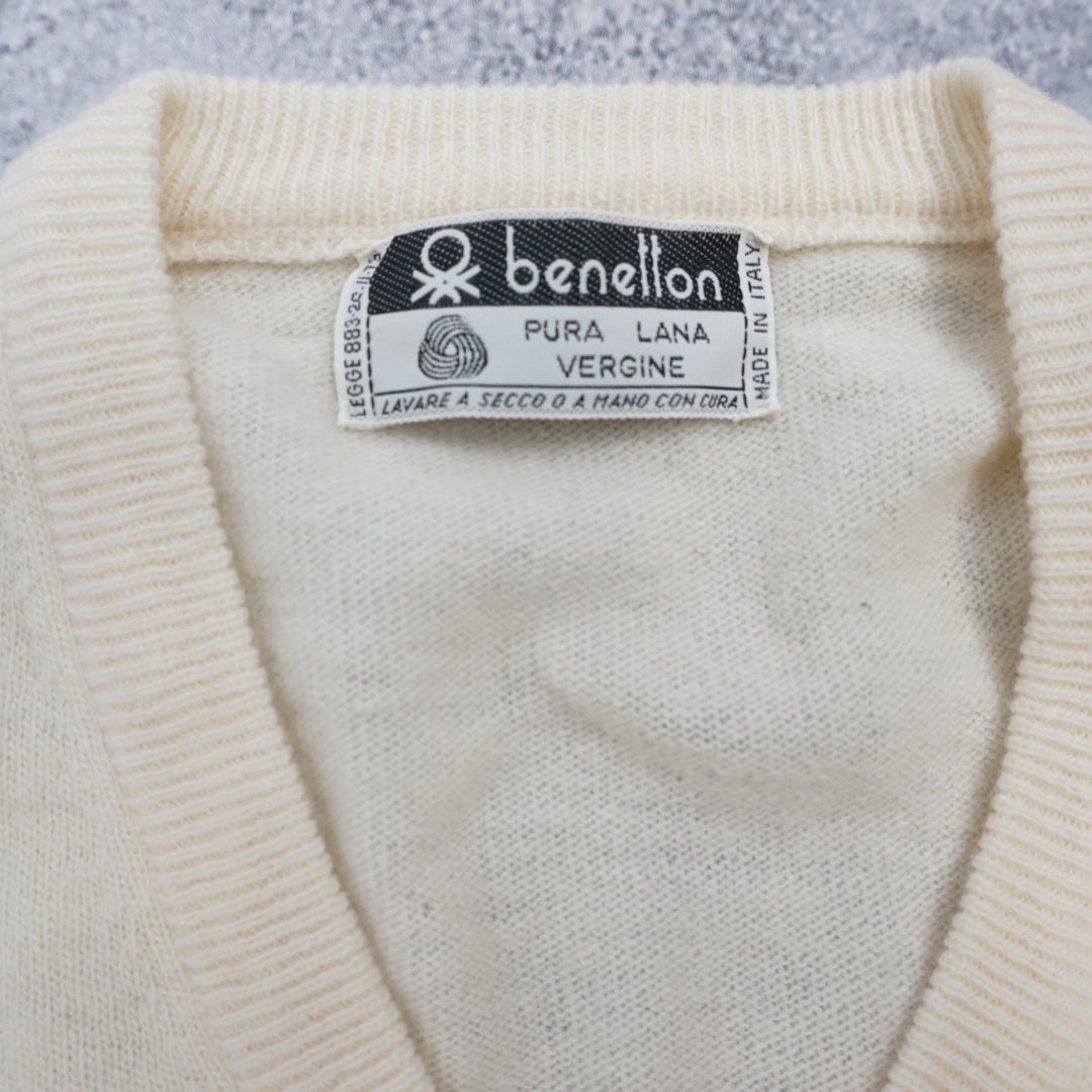 90s Benetton V Neck Knit