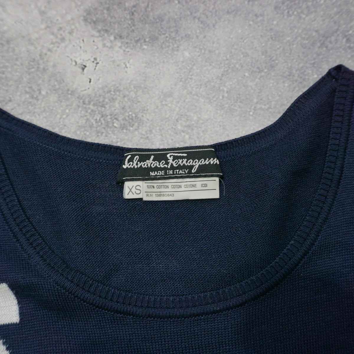 2000s Salvatore Ferragamo Knit Tank Top