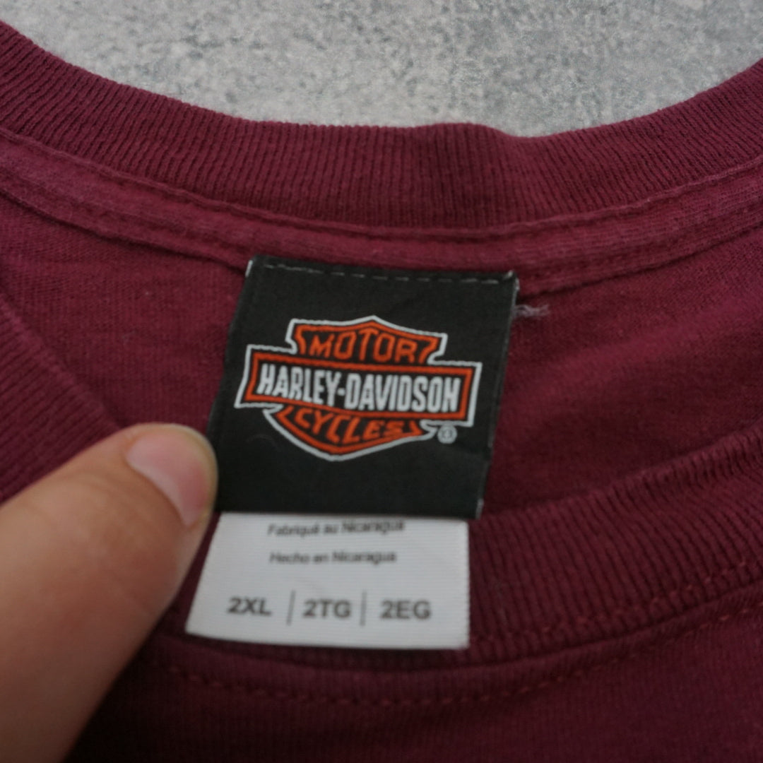 2000s Harley-Davidson Dragon Graphic T-Shirt