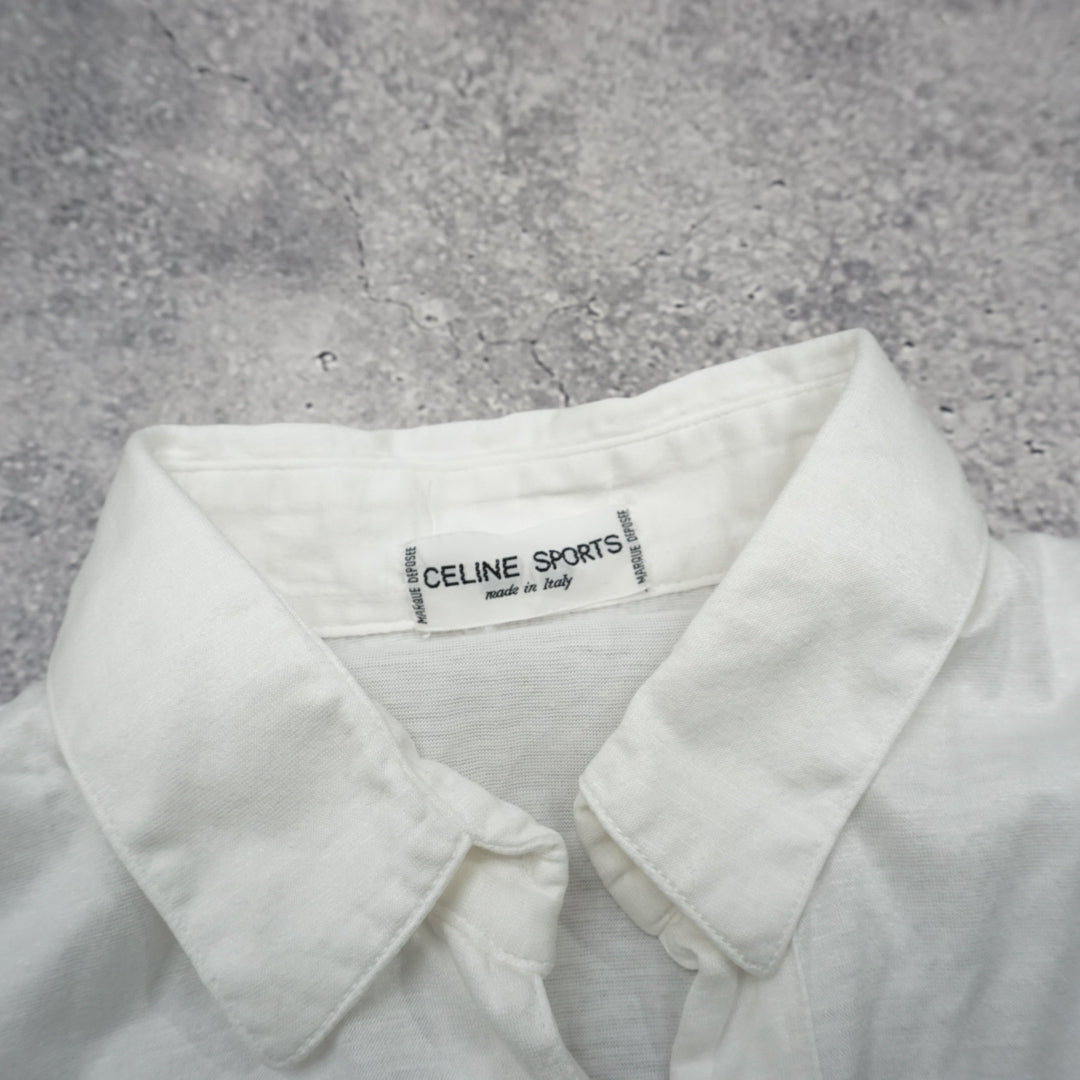 90s Celine Sleeveless Polo
