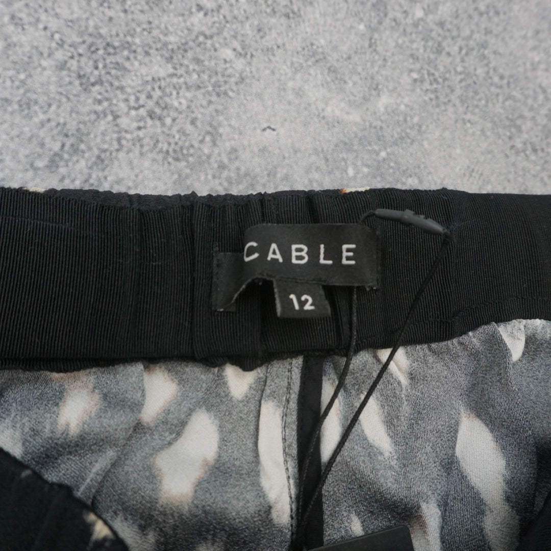 Cable Printed Pants