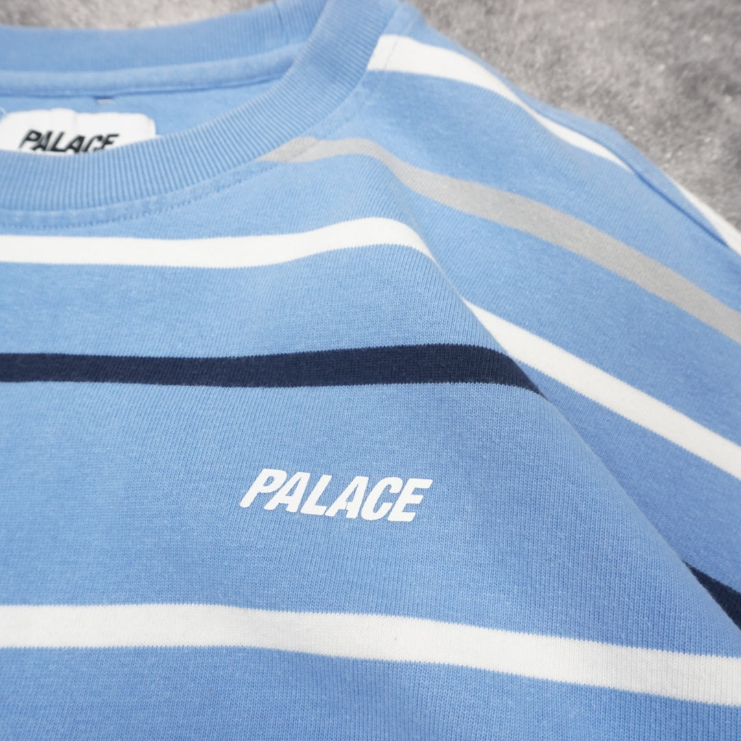 Palace Striped  Crewneck