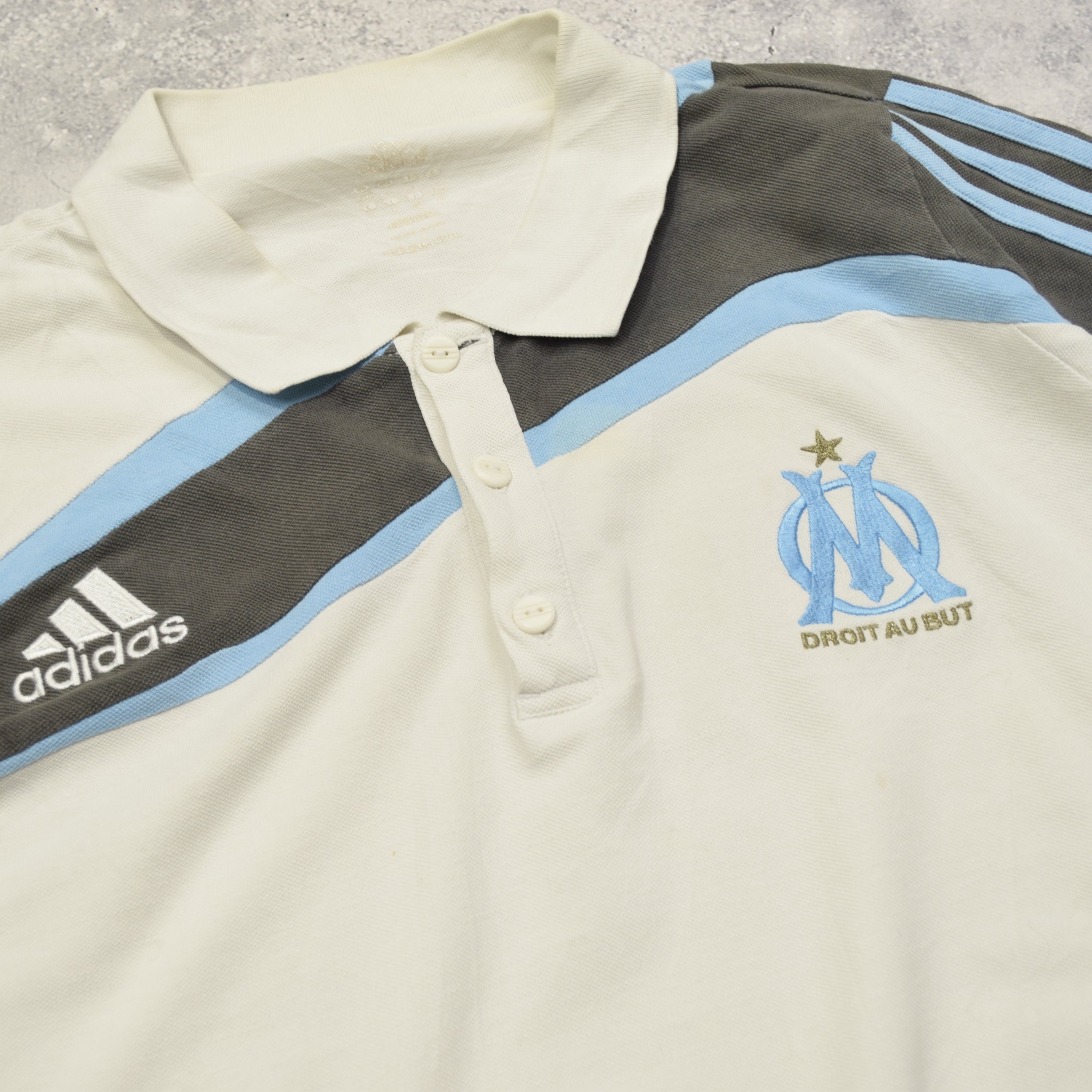 2000s Adidas Olympique Marseille Polo