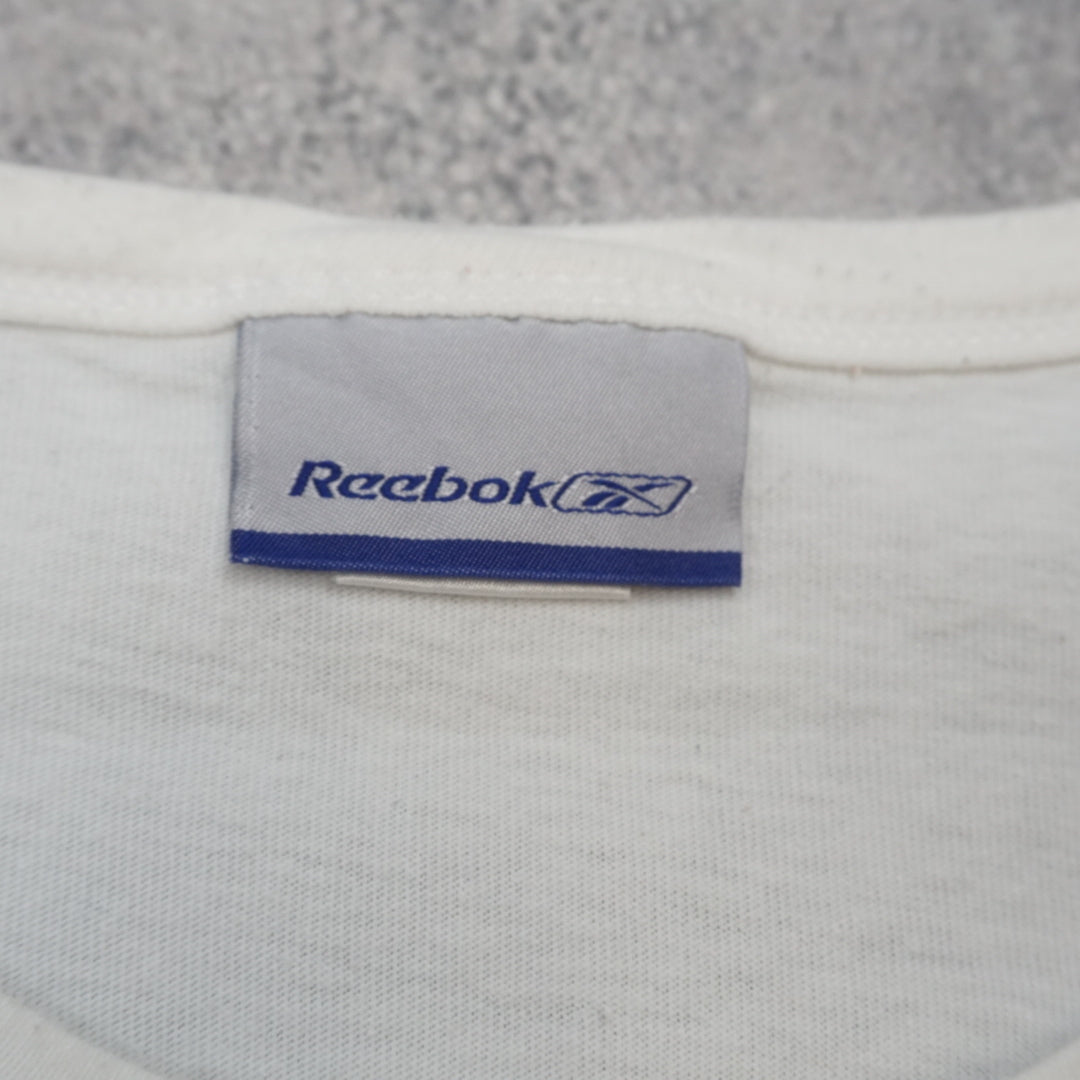 2000s Reebok Striped Graphic T-Shirt
