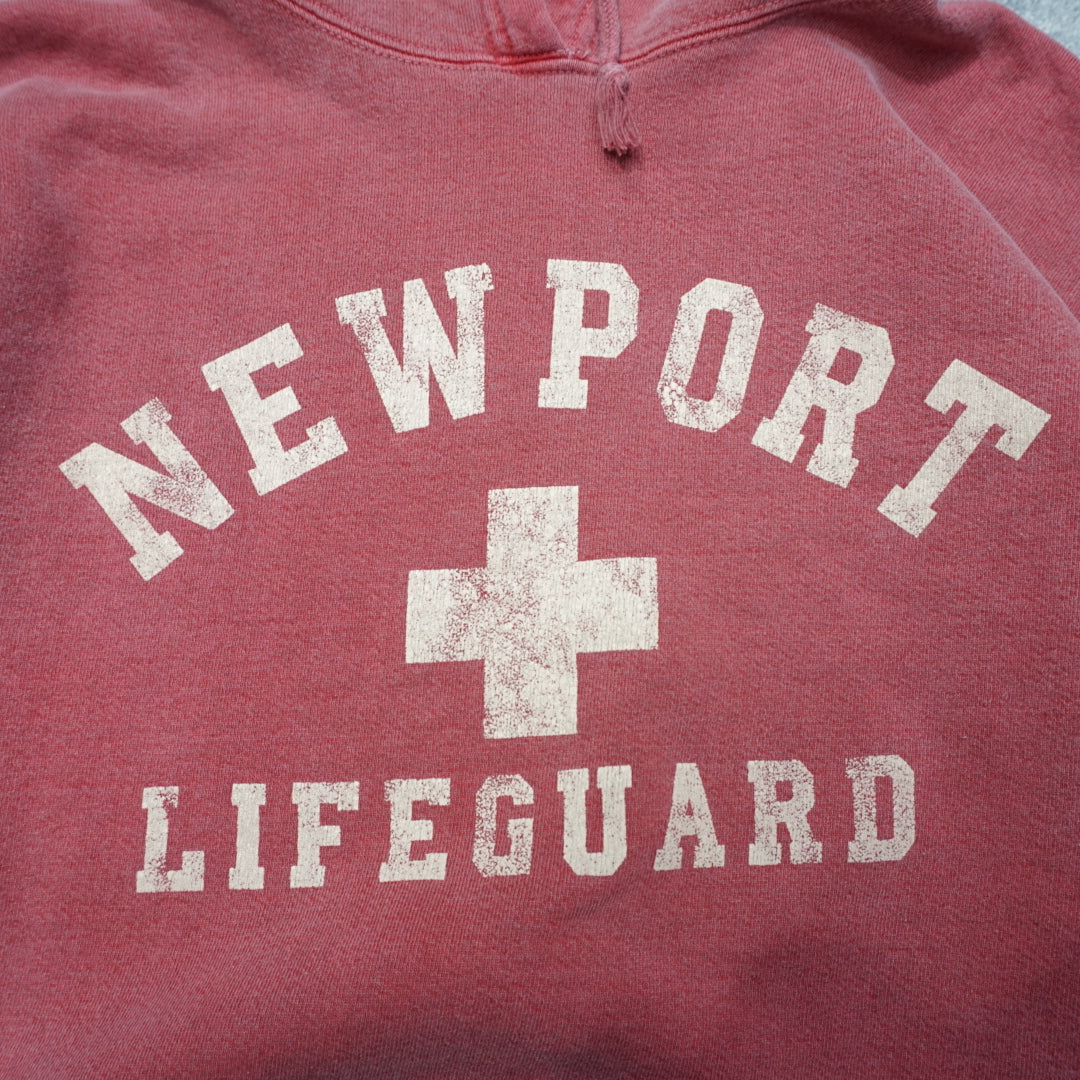2000s Breezin' Up Lifeguard Graphic Hoodie
