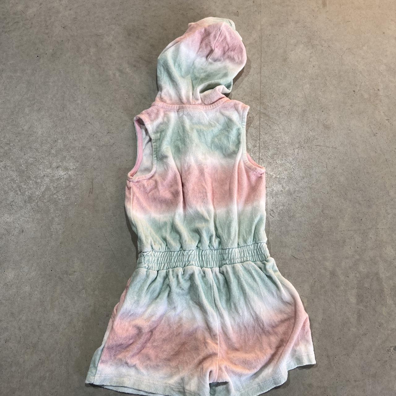 2000s Juicy Couture Tie Dye Jacket Romper