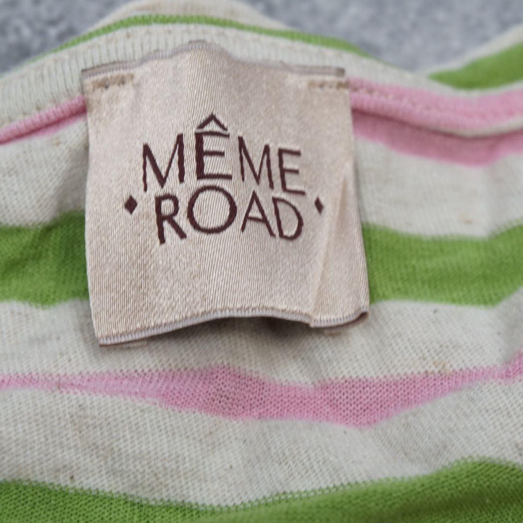 Meme Road Striped V neck Top