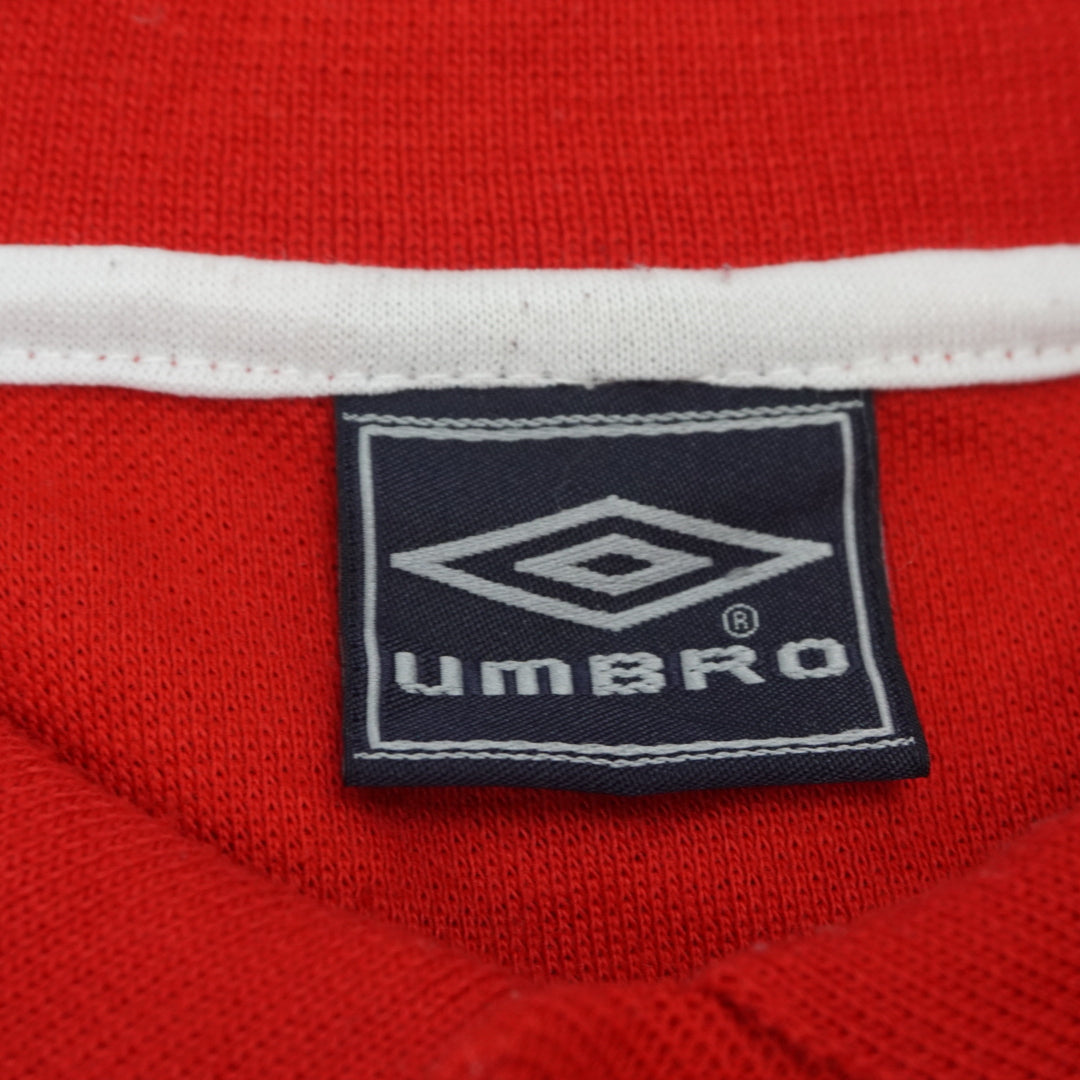 2000s Umbro Tipped Polo Tee