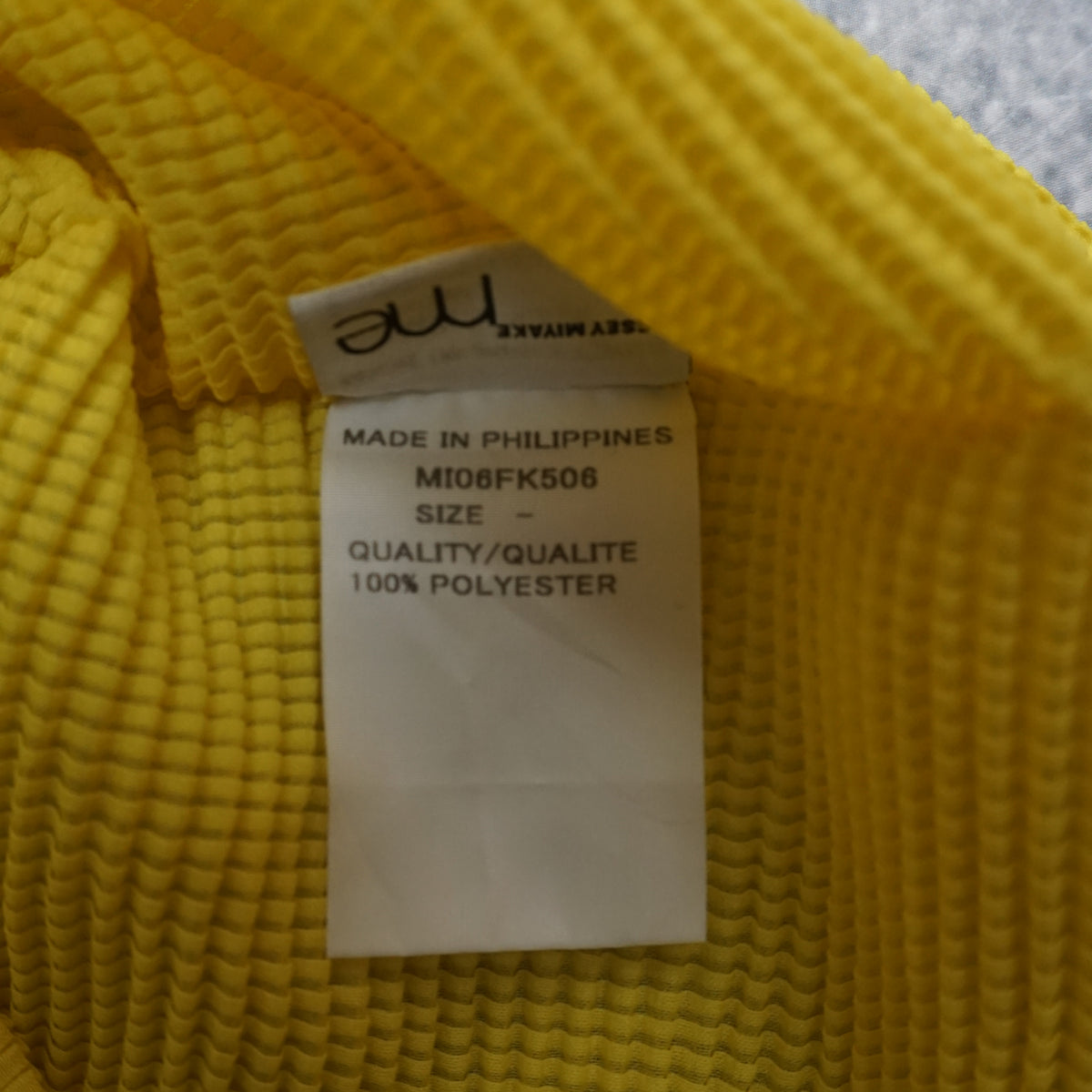 2000s Issey Miyake Me Pleated Textured Top Tee