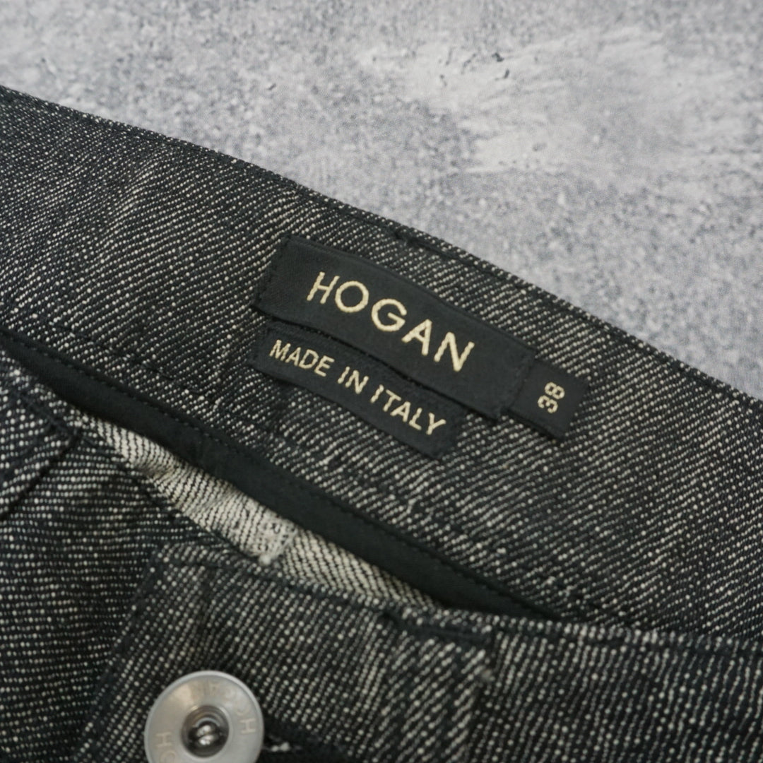 Hogan Flared Checkered Pants
