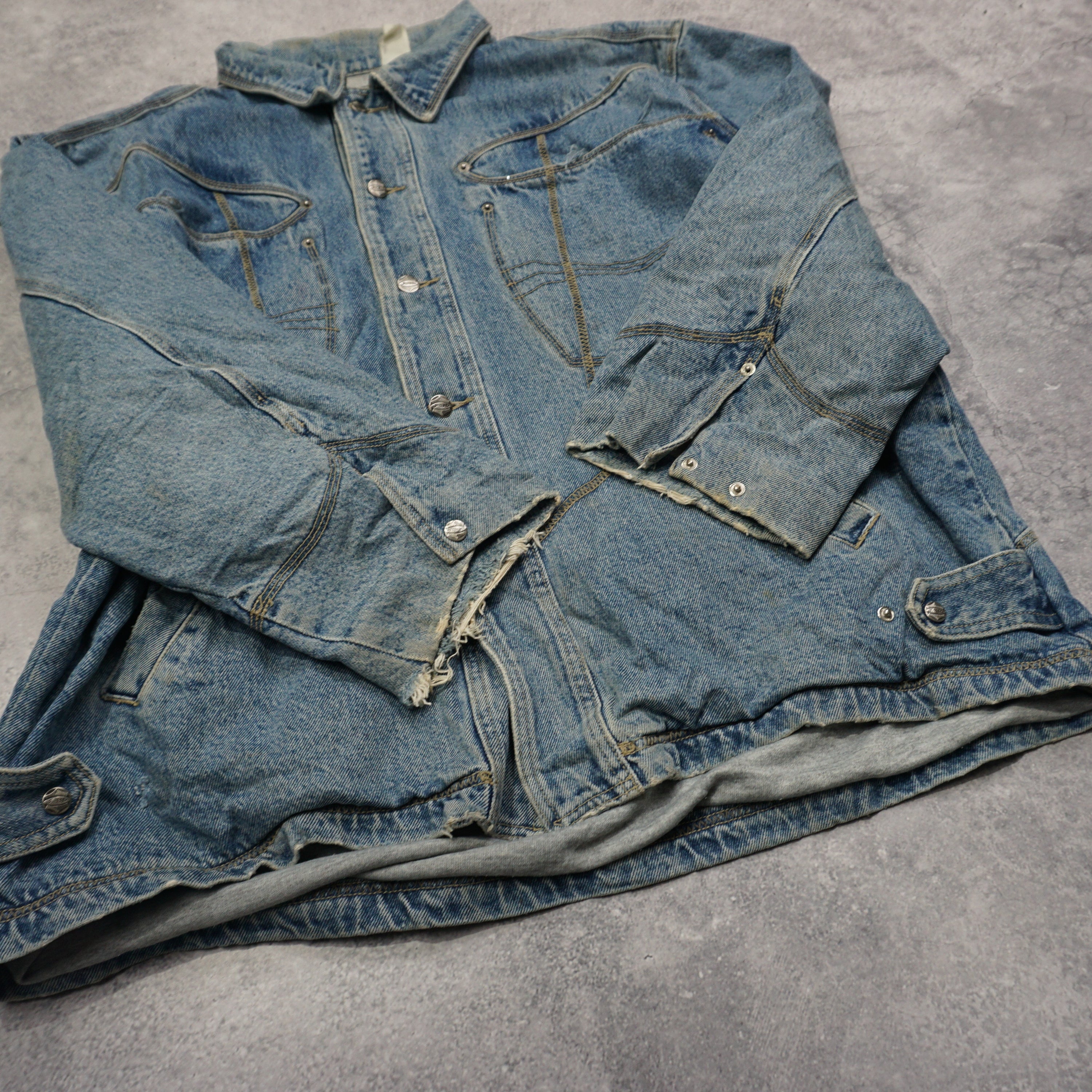 90s Blanket Lined Denim Jacket