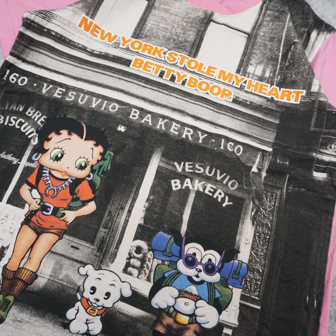 2000s Betty Boop New York Graphic T-Shirt