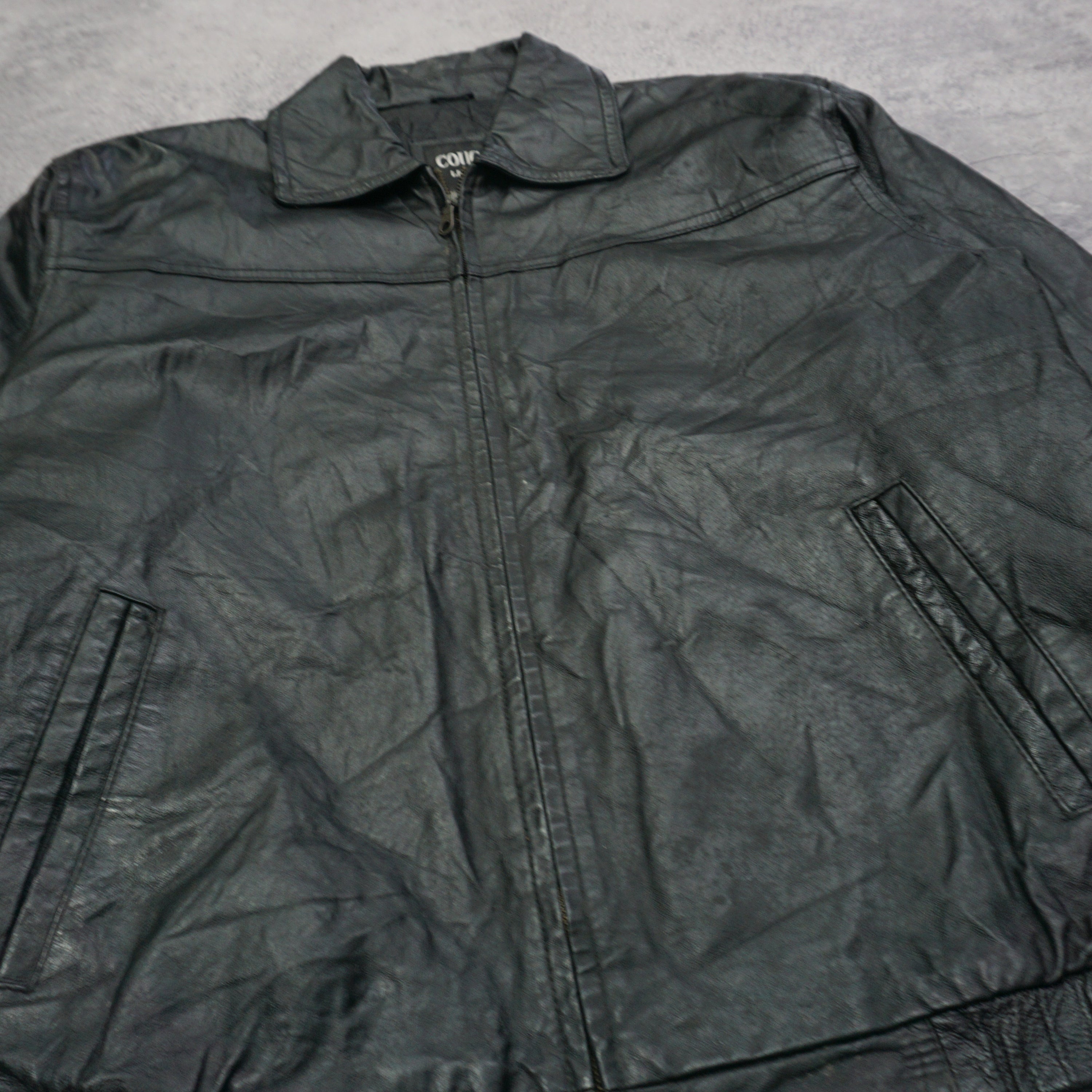 90s Cougar Leather Jacket