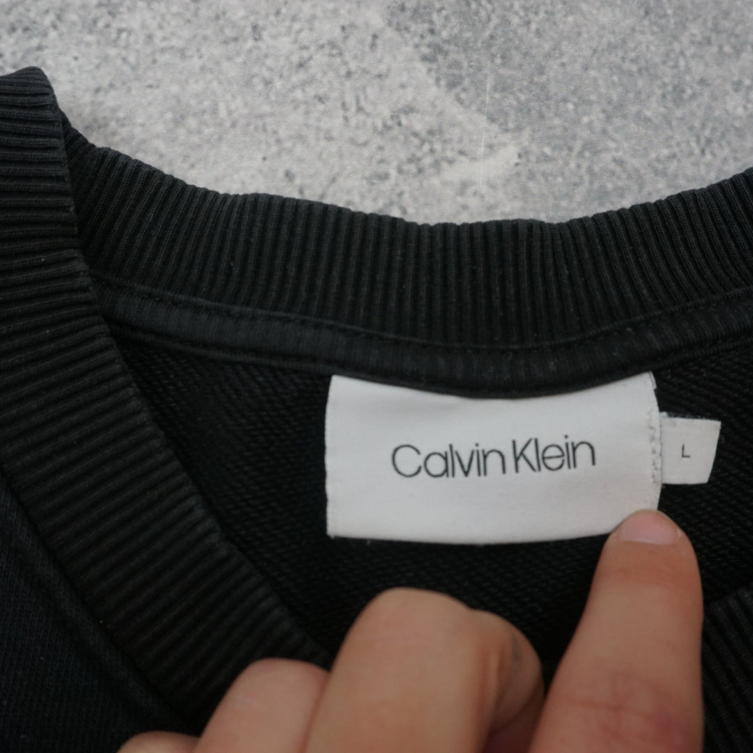 Calvin Klein Ribbed Black Sweater