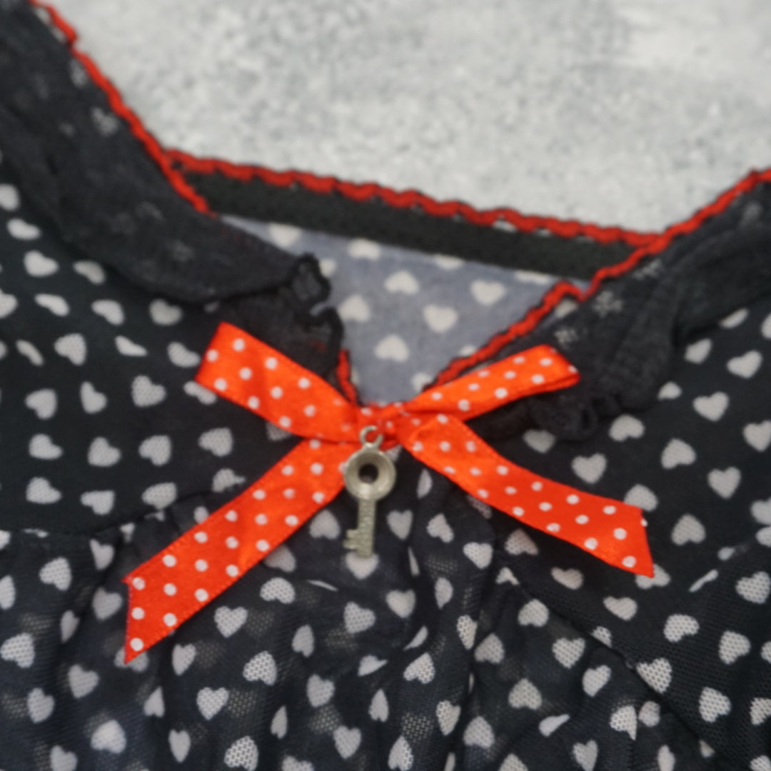2000s Polka Dot Ruffle Cami Top