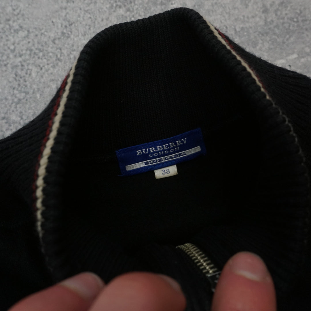 2000s Burberry Blue Label Wool Zip Up