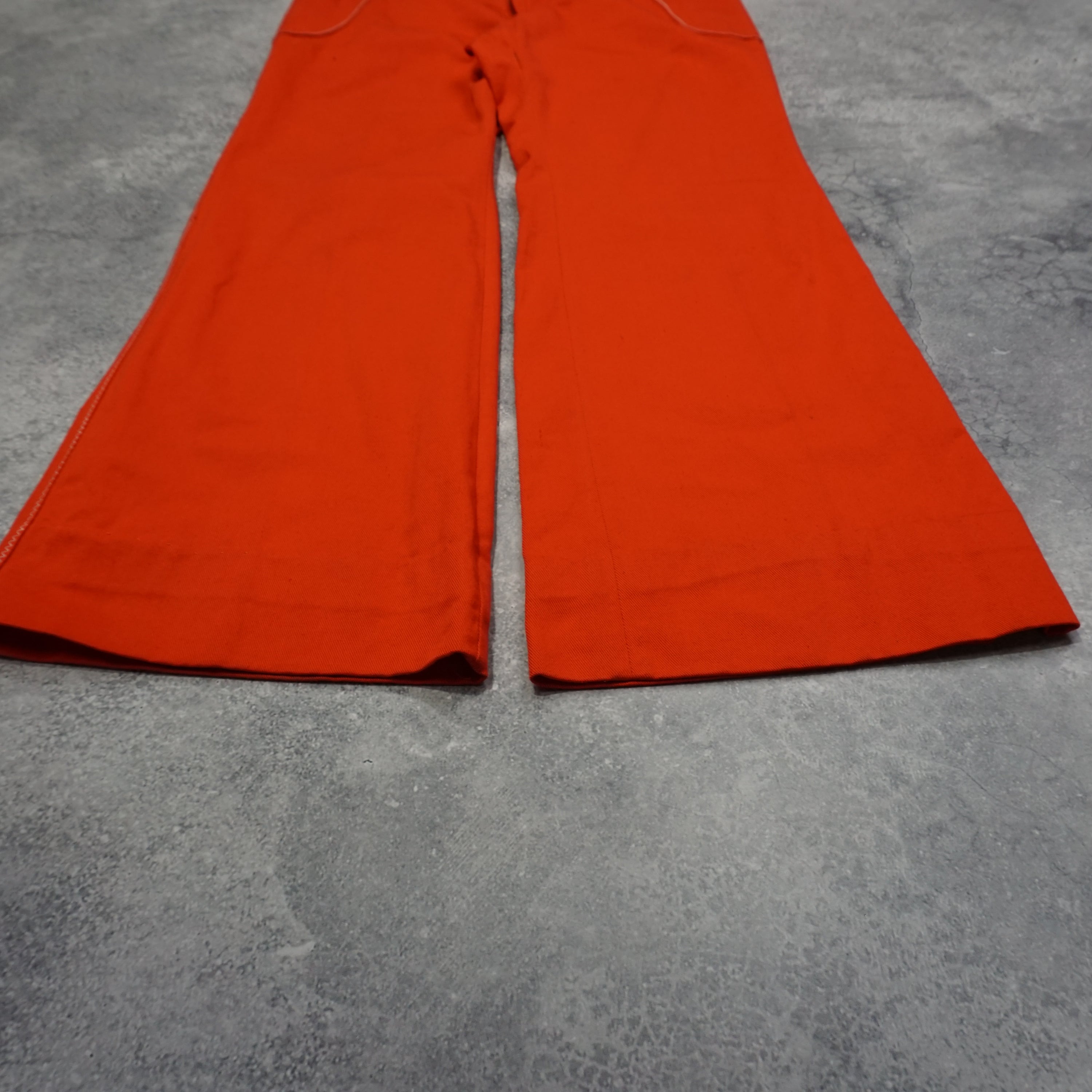 70s Simpson Cotton Flared Pants