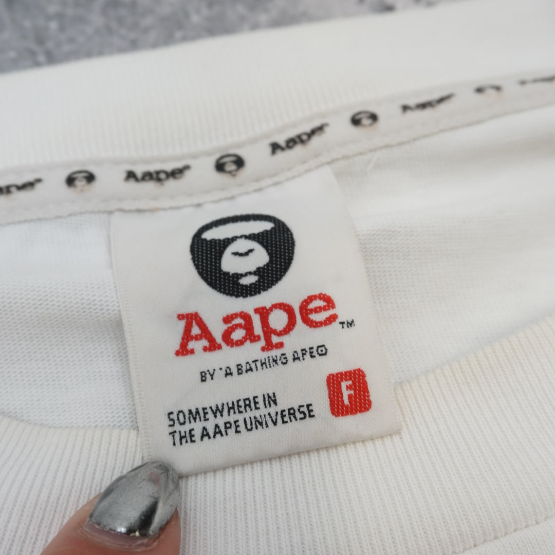 AAPE by A Bathing Ape Spellout Embroidered T-Shirt