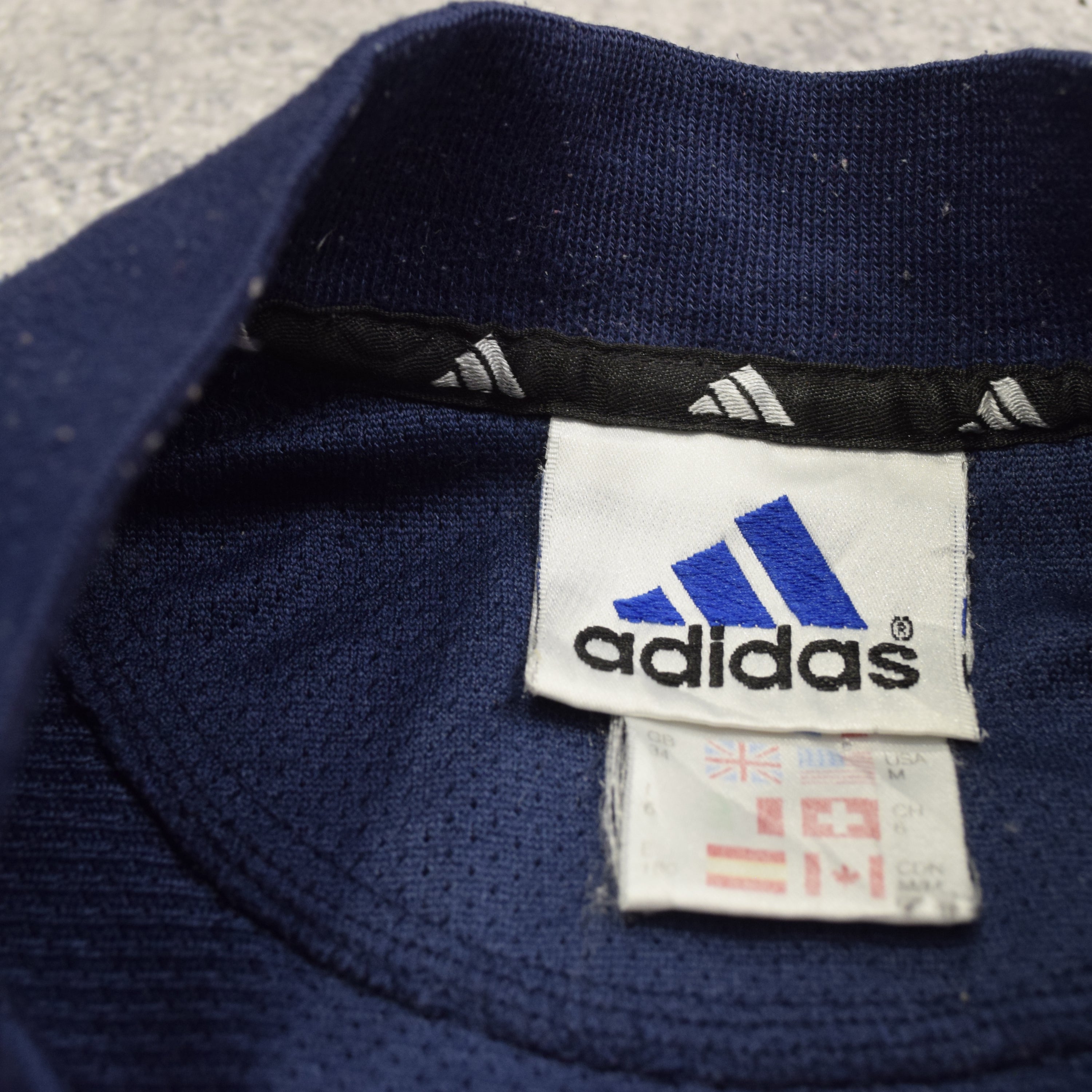 2000s Adidas Mesh  Quarter Zip Top