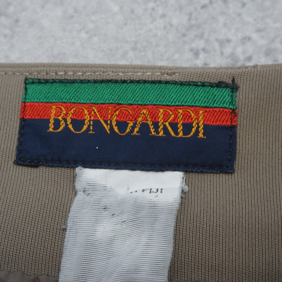 90s Bongardi Tailored Beige Mini Skirt
