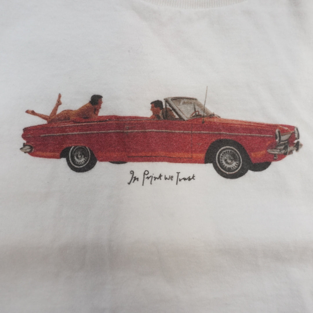 In Print we Trust Graphic Car Print T-Shirt