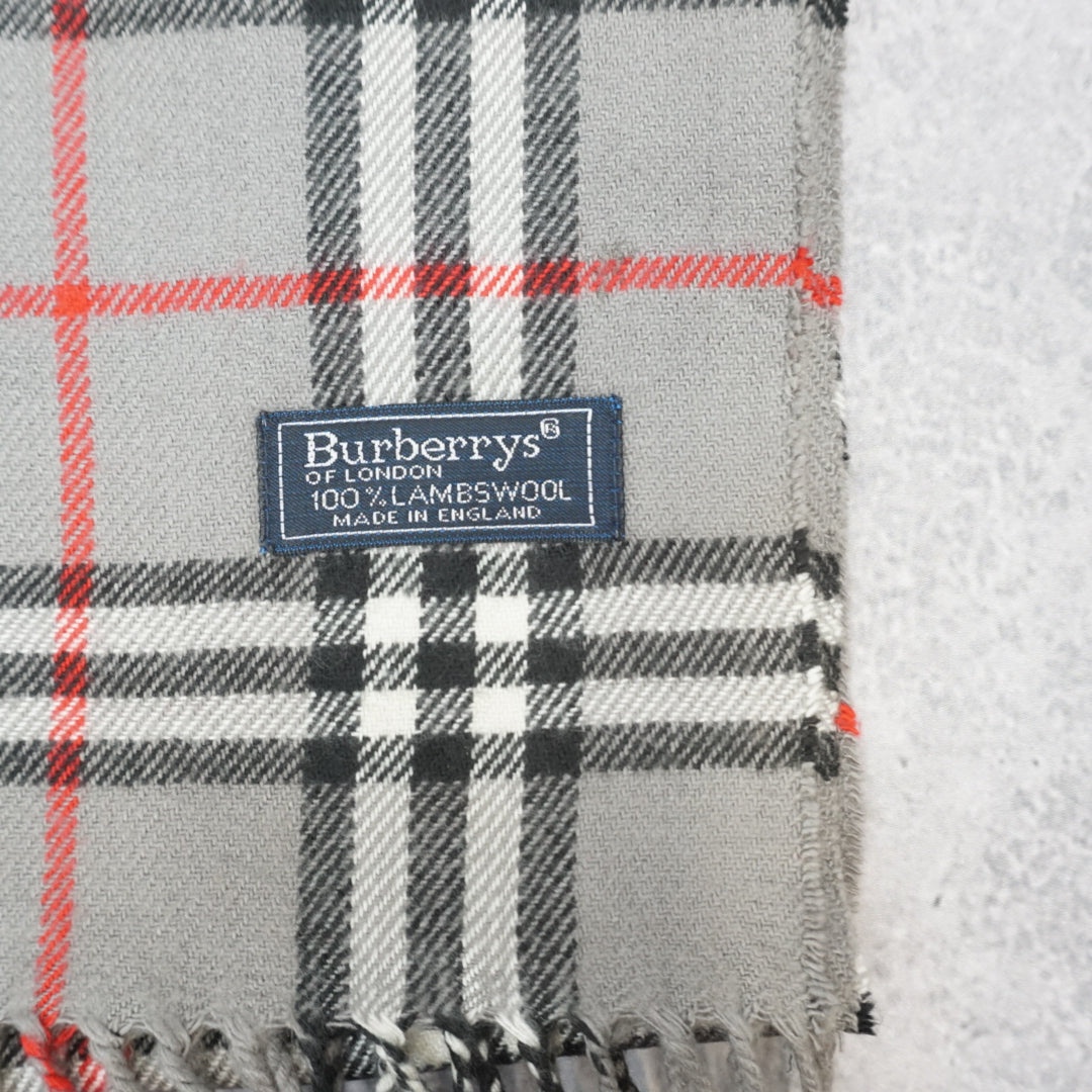 Burberry's Lambswool Checked Scarf