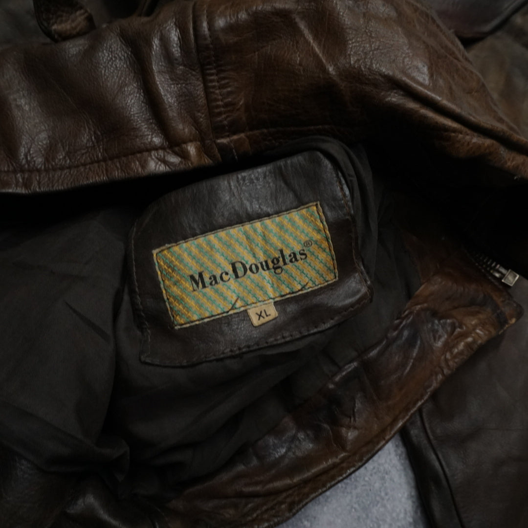 90s Mac Douglas Leather Jacket