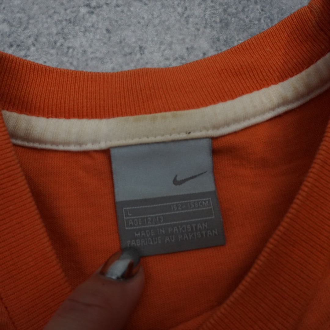 2000s Nike Spellout Mesh Panel T-Shirt