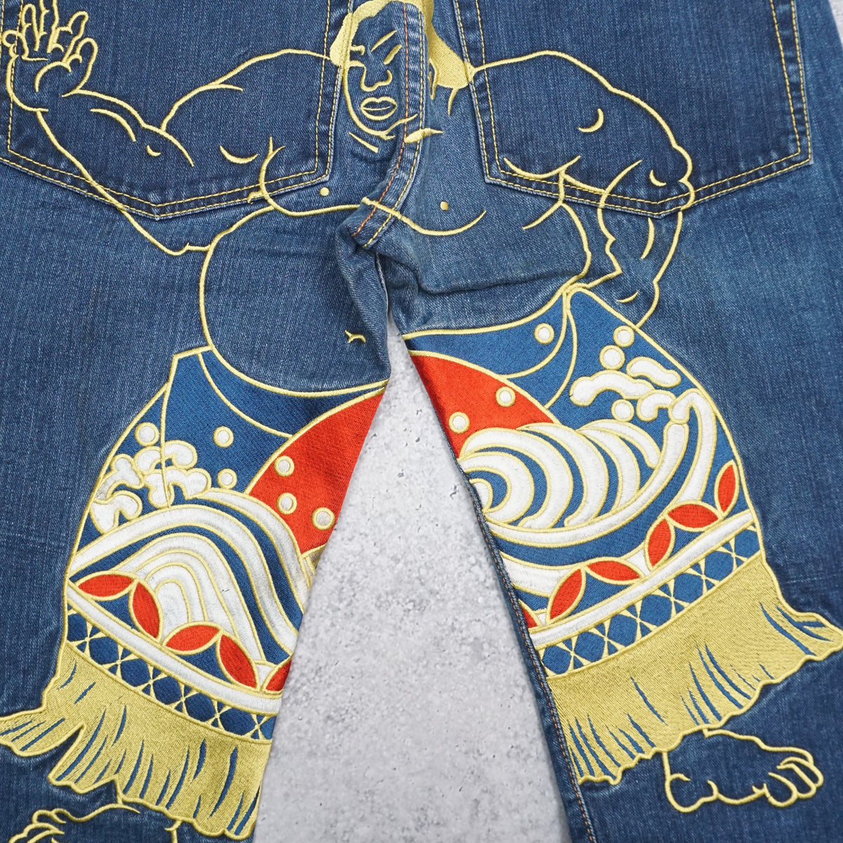 2000s RMC Sumo Embroidered Jeans
