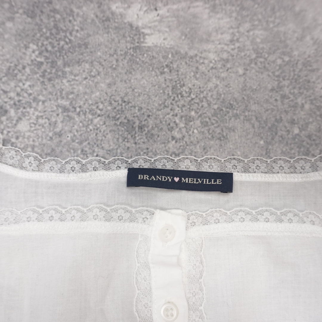 Brandy Melville Peplum Lace Cami